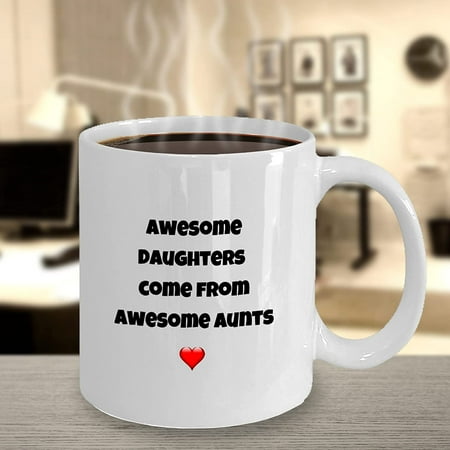 

Awesome Aunts Mug Ceramic Coffee Cup Mom Mommy Mimi Oma Aunt Sister Daughter