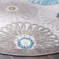 thumbnail image 6 of SAFAVIEH Cabana Anuki Beige/Blue 2'2"X9' Runner Indoor/Outdoor Area Rug Beige/Blue, 6'7" x 6'7" Round, 6 of 12