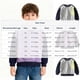 thumbnail image 3 of Sudadera sin capucha para niños, sudadera de polar de manga larga, informal, gruesa, cálida, con cuello redondo, ropa deportiva para niños, parte superior de poliéster para niños, 3 of 8