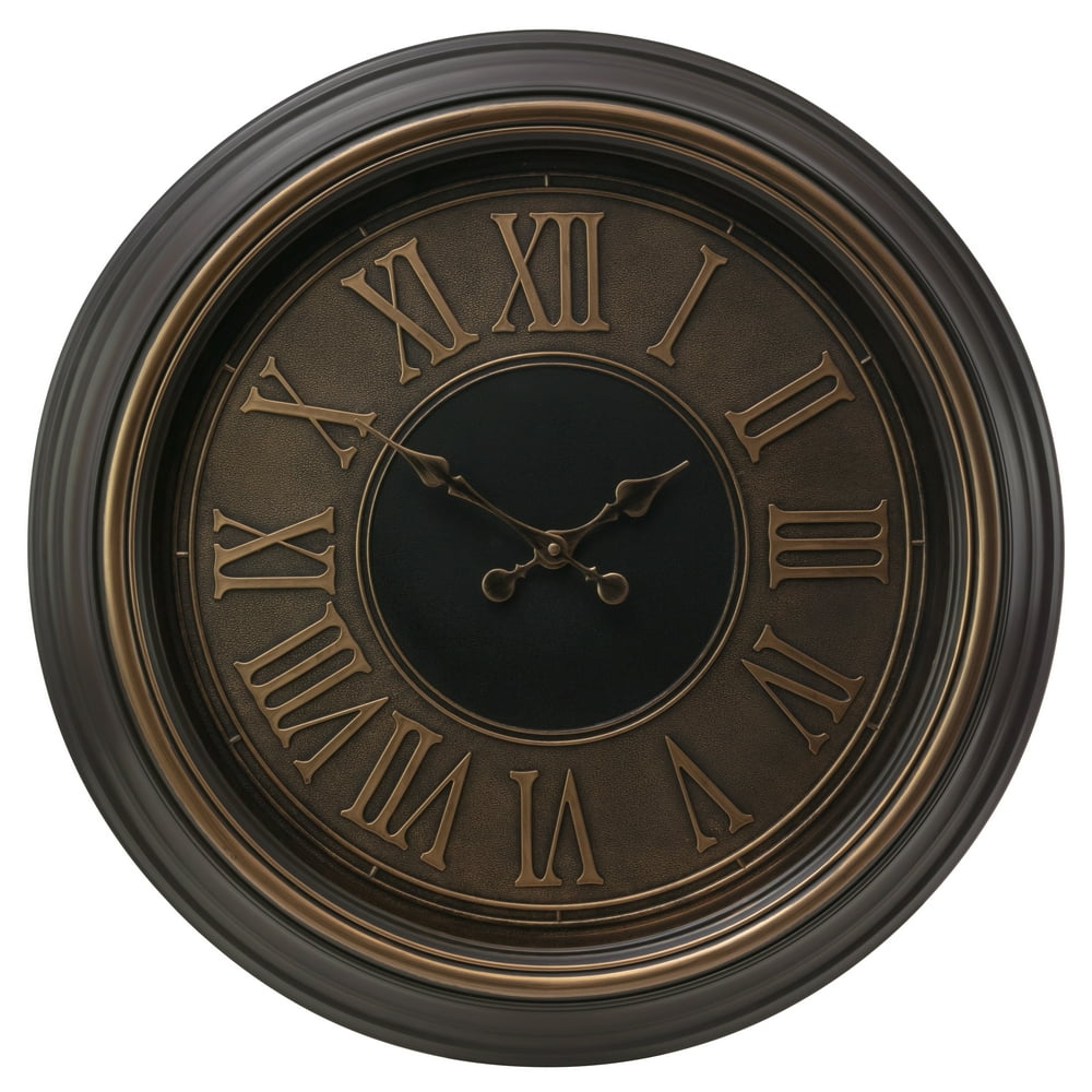 kieragrace KG Genoa Oversized Wall Clock with Raised Roman Numerals
