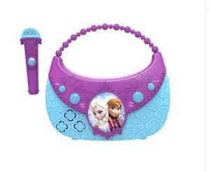 Disney Frozen Anna & Elsa Cool Tunes Sing Along Boombox With Microphone With Built In Tunes or Connect Your MP3 