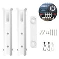 thumbnail image 6 of GARENDE 2 Tube Fishing Rod Holder Bracket 2 Rack Fishing Rod Holder for Trailer white, 6 of 9