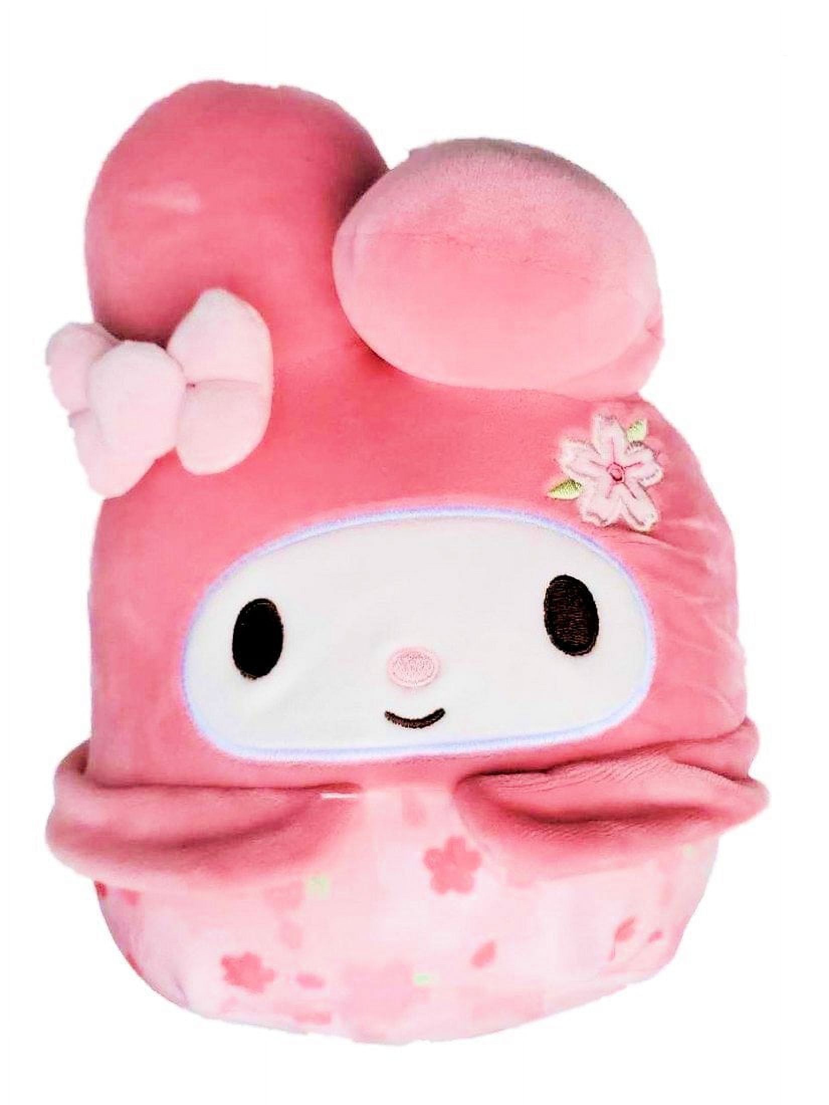 Squishmallows Original Sanrio 14-Inch Hello Kitty in My Melody Hoodie – Official Jazwares Plush (Large