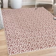 thumbnail image 1 of Luau Decorative Rug, Flourish Pattern with Blossoming Hibiscus Flowers Springtime in Hawaii Theme, Quality Carpet for Bedroom Dorm and Living Room, 6 Sizes, Pale Chocolate, by Ambesonne, 1 of 4