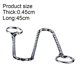 thumbnail image 2 of Collar de estrangulamiento para perro con cadena Dinheiro, cadena de serpiente de metal para cachorros, gargantilla para entrenamiento y caminata, 2 of 5