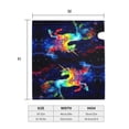 thumbnail image 6 of PHELIKA Galaxy Rainbow Unicorn 03 Magnetic Mailbox Covers Post Letter Box Cover Standard Size 21"H x 18"W, 6 of 8