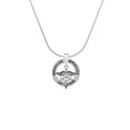 thumbnail image 2 of Delight Jewelry Silvertone Registered Nurse Caduceus Miracles Ring Charm Necklace, 18", 2 of 4