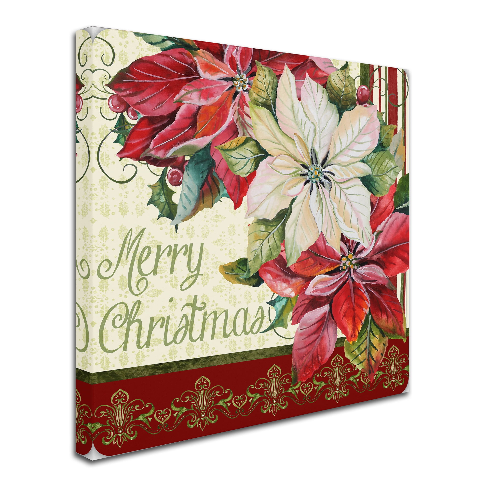 Trademark Fine Art 'Christmas Time' Canvas Art by Jean Plout