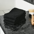 thumbnail image 5 of RITZ Royale Collection 100% Combed Terry Cotton, Kitchen Dish Cloth Set, 3-Pack, Solid, Black, 5 of 6