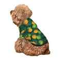 thumbnail image 7 of JUNZAN Dog Hoodie Puppy Sweater Sweatshirt,Cold Weather Coat Pet Clothes for Dog Cat-Pineapples with Palm Leaves, 7 of 7