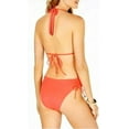 thumbnail image 2 of bar III Womens CORAL Solid Cutout One Piece Swimsuit, 2 of 4