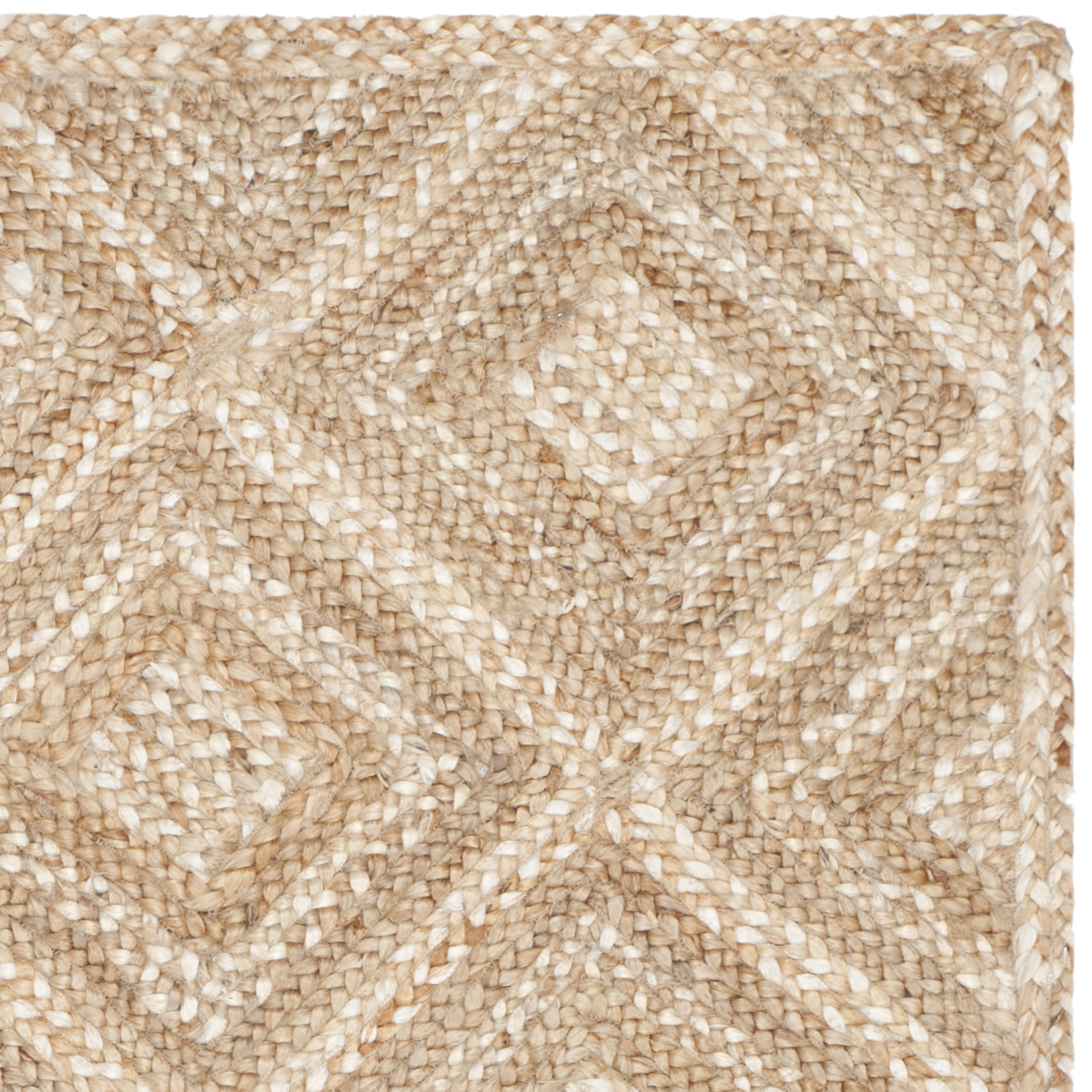 SAFAVIEH Natural Fiber Galley Braided Jute Area Rug, Natural, 9' x 12'