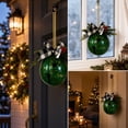 thumbnail image 4 of Green Metal Christmas Jingle Bells 8 Inch Large Jingle Bells Decoration For Tree Door Wreath Holiday Ornament Indoor, 4 of 6