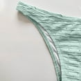 thumbnail image 6 of Wavsuf Swimsuit Women Bikini Sexy Beach Solid Summer Cover Up Mint Green Swimsuits Sets Size XL, 6 of 7
