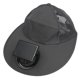thumbnail image 5 of Sombrero De Ventilador Solar, Ala Ancha, Gris Oscuro, Cómoda Gorra De Béisbol Transpirable, Ventilador único De 3 Velocidades Para Pesca, Camping, Actividades Al Aire Libre, 5 of 7