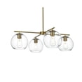 thumbnail image 3 of Living District Opus 30.5" Pendant Clear Shade In Satin Gold, 3 of 9