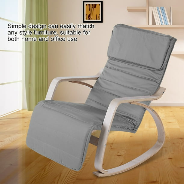 Garosa Comfortable Rocking Lounge Adjustable Relax Chair Modern Home