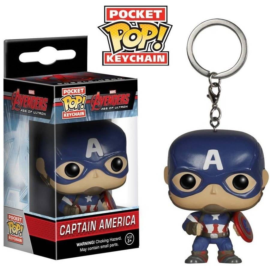 captain america pop keychain