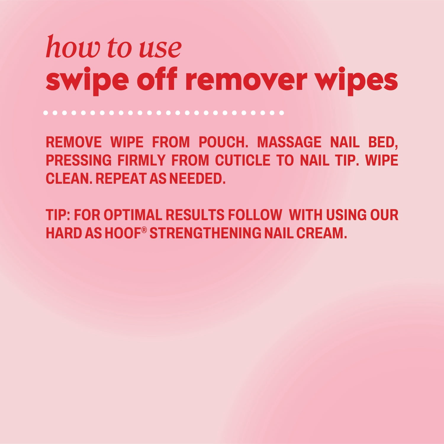ONYX Professional® 2-in-1 Acetone Remover Wipes, Travel-Friendly, 10 Count
