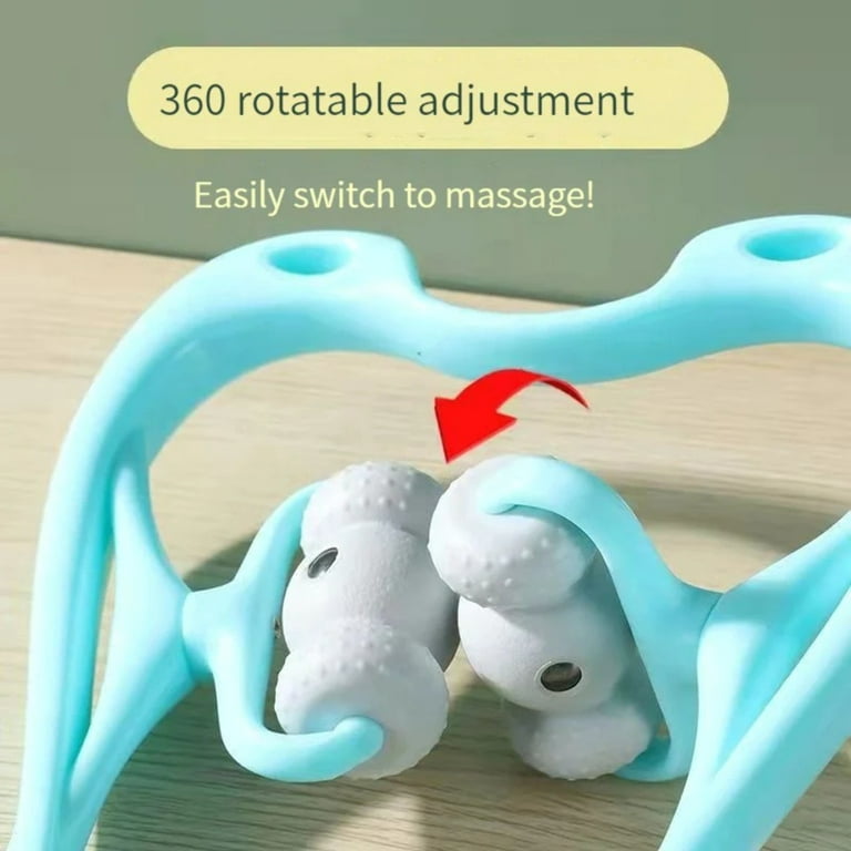  VEEWOOK Upgrade 360° Neck Massager Roller,Handheld