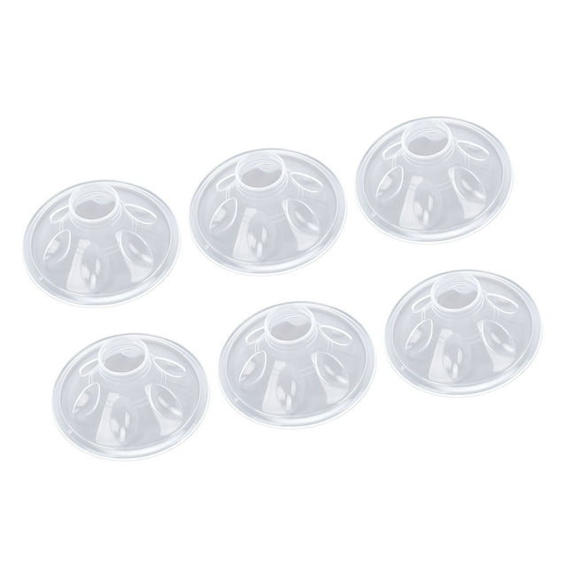 Inserto de Cojines de Brida de Silicona, Pezas de Pecho Bombeo Eficiente 6 Piezas de 24 mm para la Bomba de Lactancia Materna