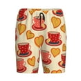 thumbnail image 4 of Fotbe Cups of Tea Pajama Shorts for Men, Men's Pajama Bottoms, Sleepwear,Short Pajama Pants-Medium, 4 of 9
