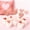 Rose Gold, variant on Gqtwoy 20Pcs Valentines's Day Glitter Paper Heart Flag Cake Decoration, Party Supplies, Festive Dessert Toppers, Perfect for Valentine’s Day Celebrations