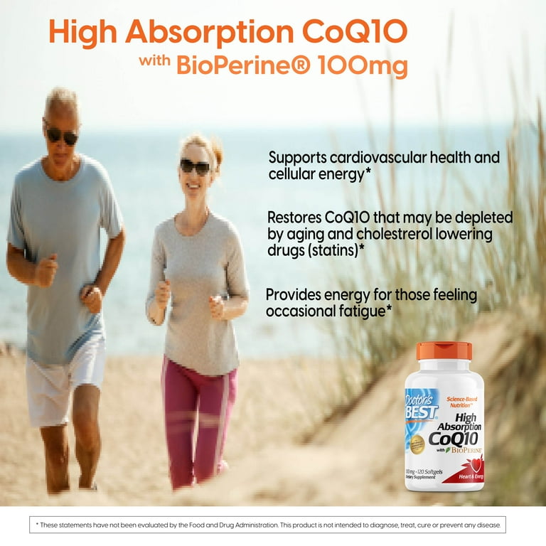 Doctor's Best Supplement: High Absorption CoQ10 100 mg +