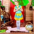 thumbnail image 4 of TIELUTT Easter Rabbit Bunny Eggshell Shaped Bunny Rug 21X29"/19X25'' Non Washable Welcome Door Mat Cute Blanket Hand Knitted Blanket Blanket Throws under 20 Small Area Rug Winter Throw Blanket, 4 of 6
