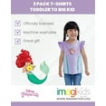 thumbnail image 4 of Disney Princess Ariel 2 Pack T-Shirts Toddler to Big Kid, 4 of 5