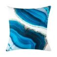 thumbnail image 4 of Topfinel Block Print Pillow Covers 18x18 Set of 4 Flower Leaves Outdoor Decorative Throw Pillows Farmhouse Pillowcases Flannel Cushion Case Decor for Home Sofa Couch Bed, 4 of 9
