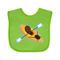Inktastic Colorful Kayak Boys or Girls Baby Bib