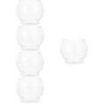 thumbnail image 2 of CUITING 5 Pcs Aquarium de Table Bol à Poisson Globe Bol à Poisson Exquis Récipient d'Alimentation pour Poisson Transparent, 2 of 12