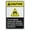 Warning Sign 1, variant on Caution Electric Meter Room No Storage Retro Metal Tin Sign 8"x12" - Funny Wall Decor for Shop Yard Man Cave Garage Outdoor, Decorative Poster Plate