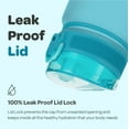 thumbnail image 4 of Hydracy 32 oz Sports Water Bottle with Time Marker - Leakproof Gym Bottle with Chug Lid & Fruit Infusion Strainer - Reusable BPA-Free Bottle with No Sweat Sleeve, 4 of 8
