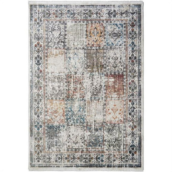 Mayberry Rug Oxford Creswell Traditional Panel Area Rug Multi 2'1"x3'3" 2' x 3'