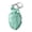 green, variant on 3D Heart-Shaped Case Cover For AirPods 5, Liquid Silicone Protective Case, Shockproof Wireless Charging Compatible, Carabiner