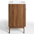 thumbnail image 3 of Tocador de baño Modway Render con lavabo blanco nogal, 60 cm, 3 of 8