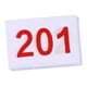 thumbnail image 4 of Babero para correr con números de competidor, babero deportivo, ligero, impermeable, lavable, baberos numerados para correr, ciclismo, baloncesto, 201 a 300, 4 of 8