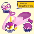 thumbnail image 3 of Lil’ Rider Wiggle Car for Ages 3 and Up - Twist, Wiggle, and Go (Pink), 3 of 8