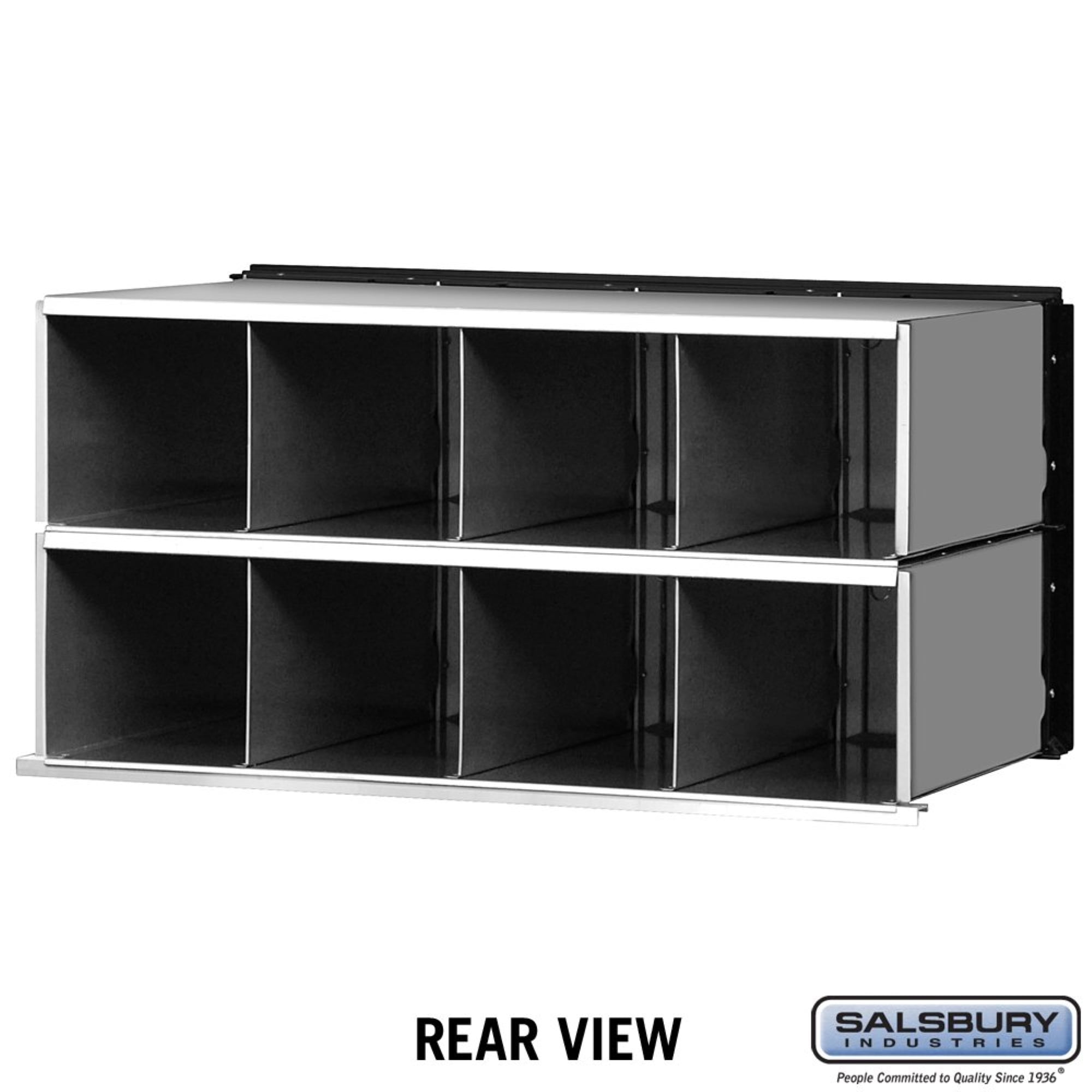 Aluminum Mailbox - 8 Doors - Rack Ladder System
