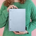 thumbnail image 4 of Composition Notebook Wide Ruled,Single Subject Notebook,Notebook Paper,Spiral Notebook,College Ruled Notebook Paper,1 Subject Spiral Notebook,Wide Ruled Notebook Paper,1 Pack,Blue, 4 of 5