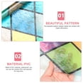 thumbnail image 2 of 1 Roll Window Privacy Film Stained Glass Window Film Colorful Static Cling Window Film, 2 of 6