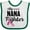 White and Green, variant on Inktastic Breast Cancer Awareness My Nana is a Fighter Boys or Girls Baby Bib