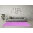 thumbnail image 3 of Ahgly Company Indoor Round Abstract Pink Contemporary Area Rugs, 4' Round, 3 of 4