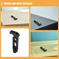thumbnail image 3 of BEADCEST 4pcs Heavy Duty Cabinet Installation Tools Rubber Black Secure Fastening For Outdoor Use, 3 of 8