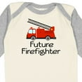 thumbnail image 4 of Inktastic Ladder Truck Future Firefighter Boys or Girls Long Sleeve Baby Bodysuit, 4 of 5