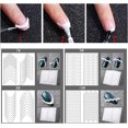 thumbnail image 4 of 10 Sheets French Nail Stickers for Nail Art, French Tip Nail Stencils 3D Nail Forms Fringe Tips Guide Sticker Wavy Line Nail Art Decals for Nail Decorations Designer, White Strips Template Nail Tools, 4 of 4