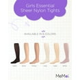thumbnail image 2 of Sheer Tights for Girls, 2 of 7