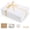 White, variant on DUOTAN Large Glossy White Gift Box with Magnetic Lid 13.5 x 10 x 3.5 Inch, Includes Ribbon & Card, for Multiple Occasions